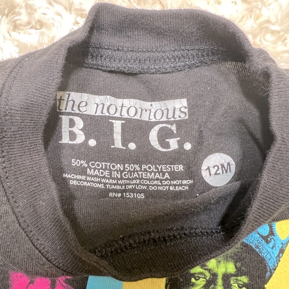 TARGET || Notorious BIG T-shirt (12M) - Picture 2 of 2